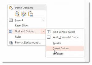 Align & Distribute Shapes in PowerPoint 2013: Smart Guides & Master ...