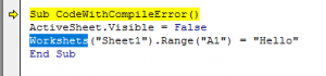 Excel VBA Debugging Techniques